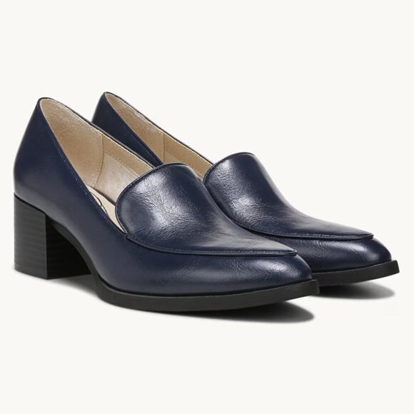 LIFESTRIDE Women's Devyn Slip On Block Heel Loafers (WIDE) - Picture 1 of 10